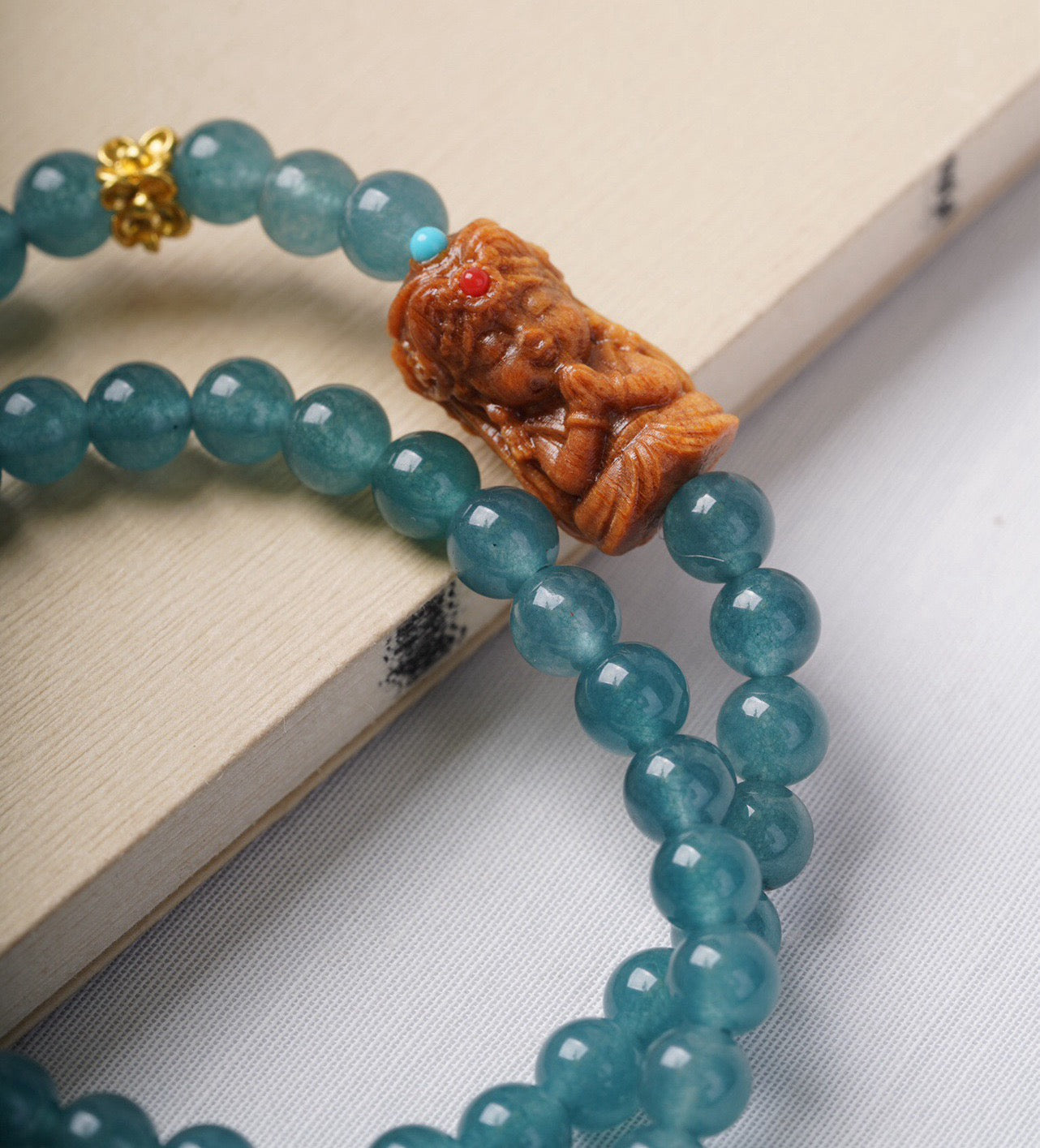 Bashan Jade Zha Kiram Double Loop Bracelet