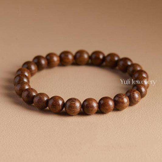 Golden Sandalwood Prayer Beads