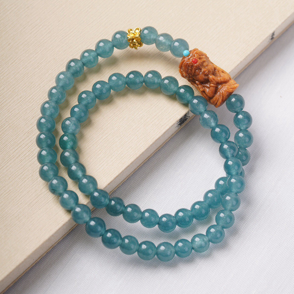 Bashan Jade Zha Kiram Double Loop Bracelet