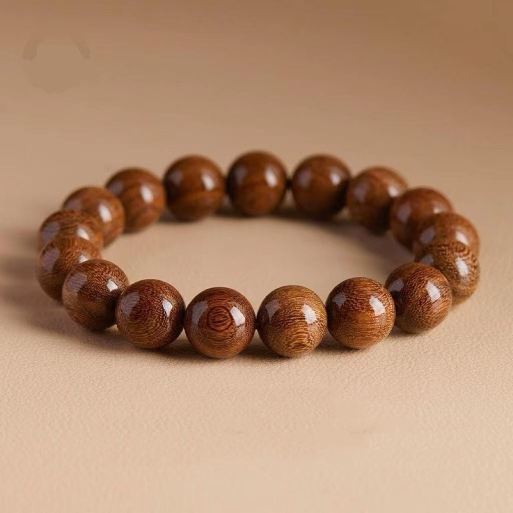 Golden Sandalwood Prayer Beads