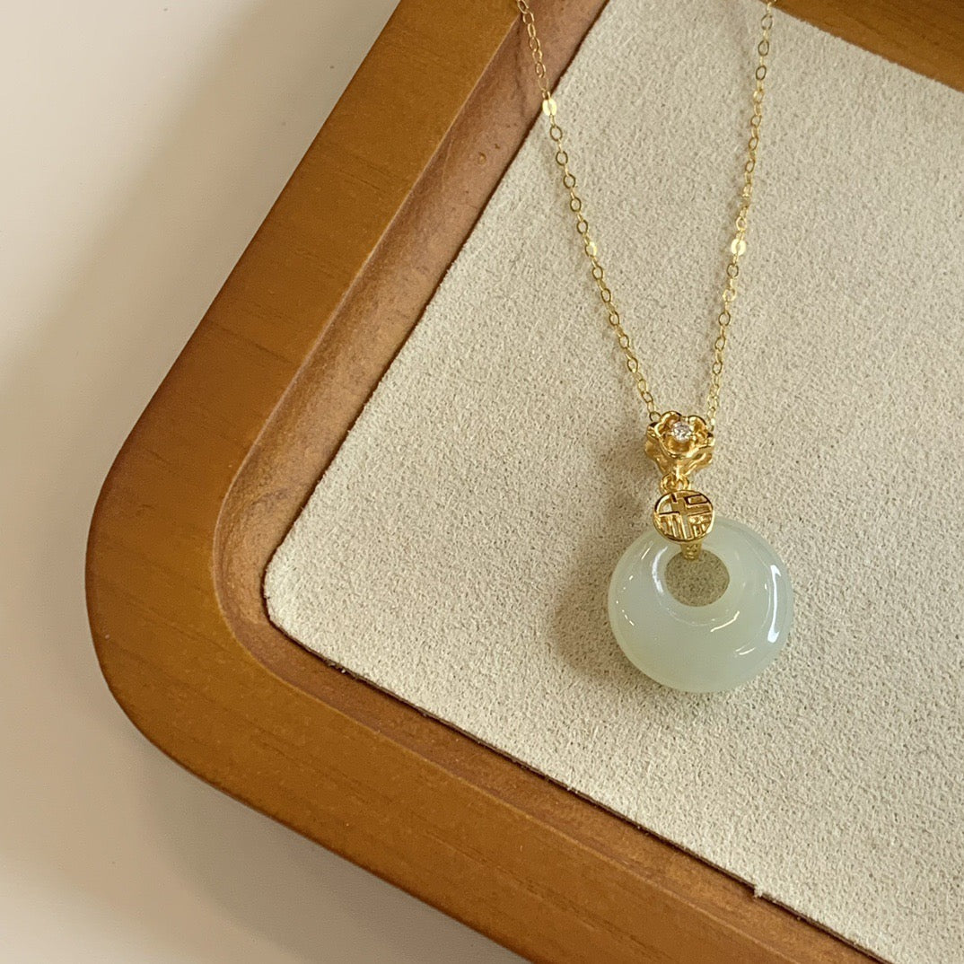 Hetian Jade Peace Pendant