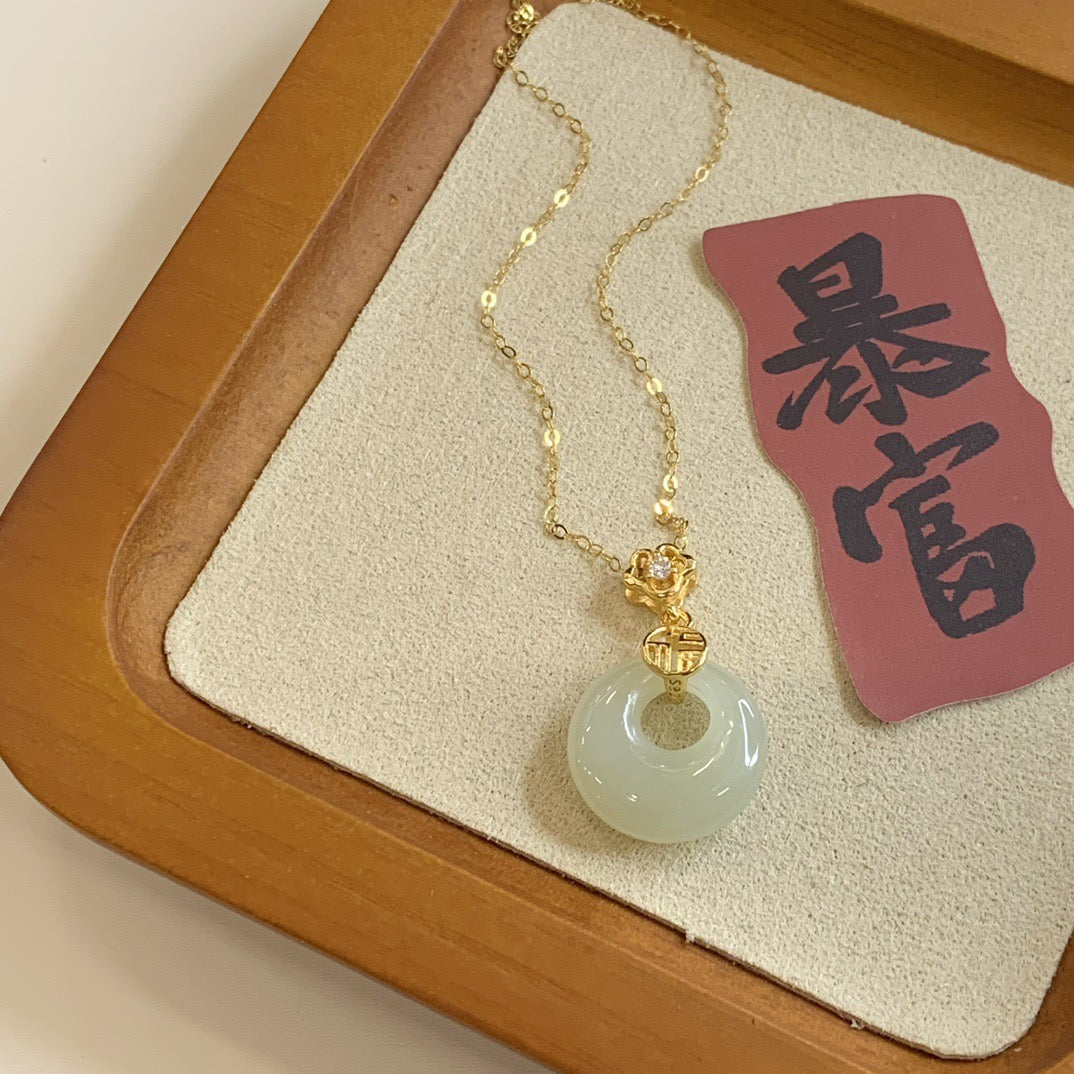 Hetian Jade Peace Pendant