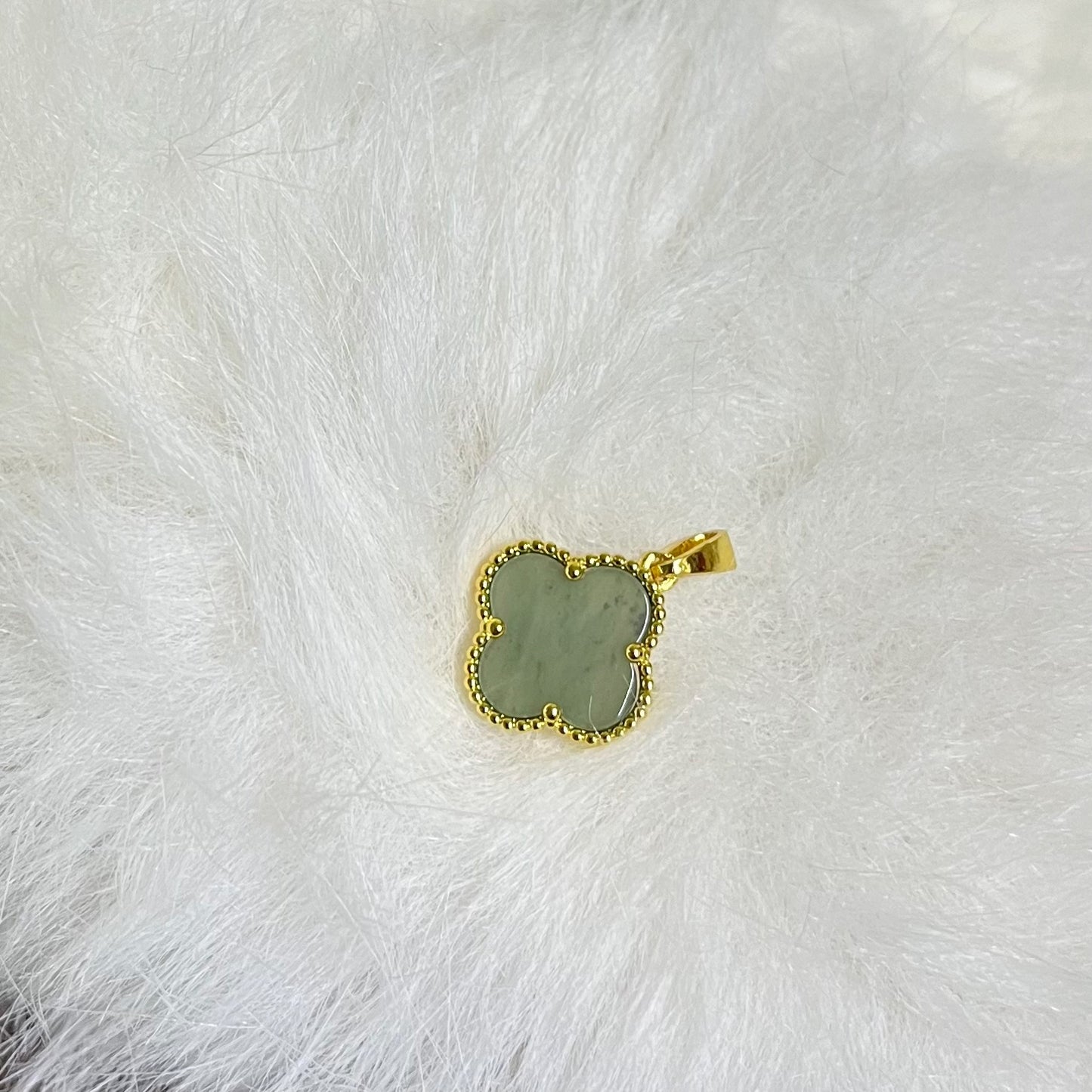 Clover Jade Pendant