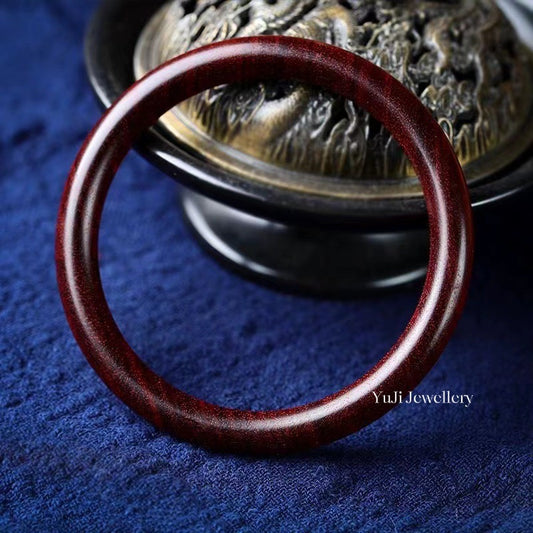 Small Leaf Red Sandalwood Bracelet